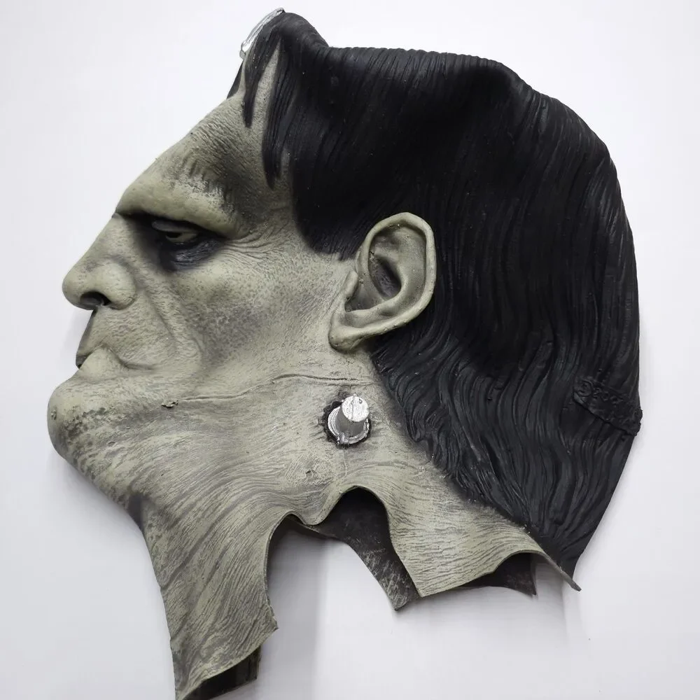 2002 Mask Illusions Frankenstein Latex Made In Mexico Adult Size